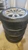 235/60R18 Tires alum Audi rims 40% tread