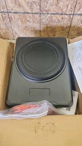 Unused amp/subwoofer for vehicle