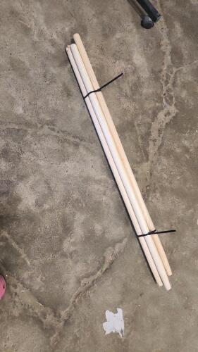 4 broom handles