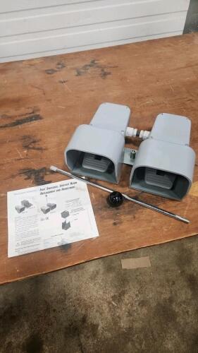 Double electric foot switch