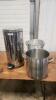 Garbage can, stock pots