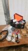 Christmas lights, assorted housewares