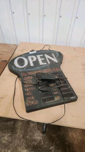 Neon open sign