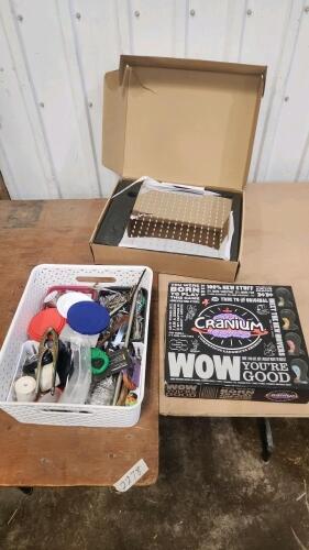 Showerhead, board game, etc