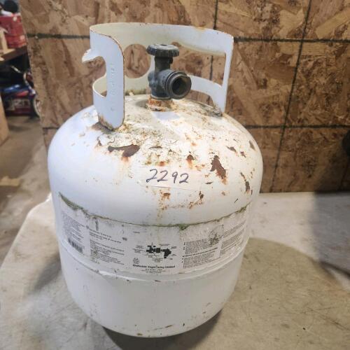Full BBQ tank
