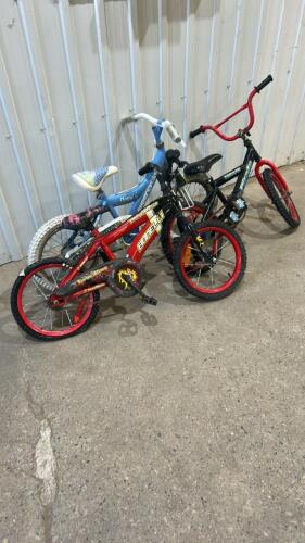 3 Kids bikes