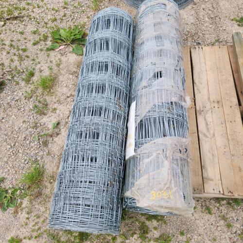 3"x6" Rolls of page wire fence 4'H