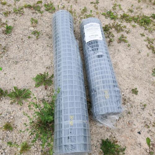 2"x2"x4'&5'H 100' L rolls of fencing