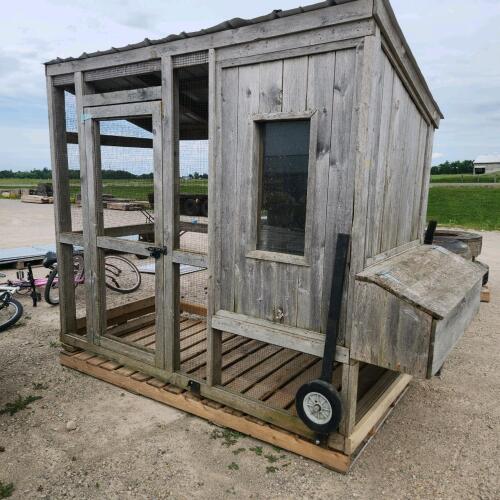 4'W 8'L Chicken coop