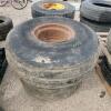 2- 16.5-16.1 weather checked flotation wheels