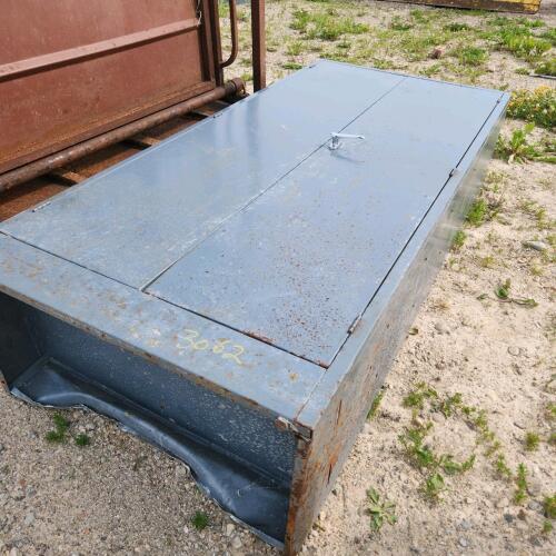 2 Door metal storage cabinet 3'W 78"H 18D