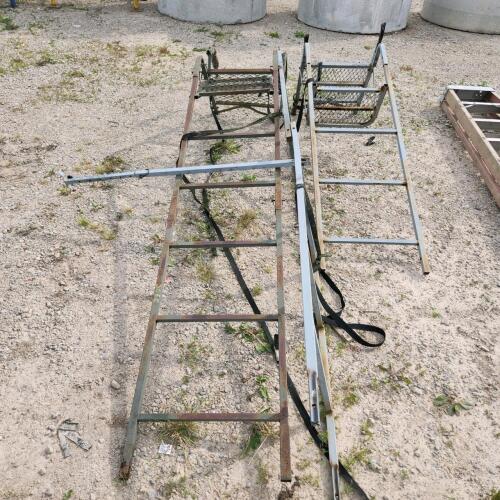 2 Tree stands w ladders