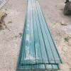 Approx 9 sheets of 17' new green roofing steel