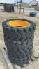 4 Skid steer tires 38x12-20