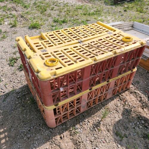 2 Poultry crates