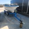 14' Fibreglass boat w 30Hp Evinrude motor as is