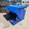 Pallet fork dumping bin 40"W 40"H