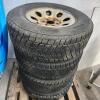 4 265/70R17 truck wheels, 40% thread