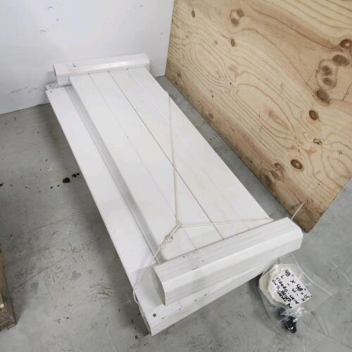 4'x4'x15" Raised vinyl garden bed