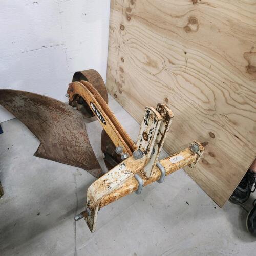 Single furrow plow