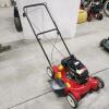 Running push mower