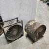 2 20" Floor drying fans