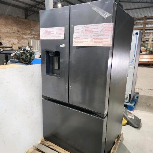 Samsung 2025 unused pewter colour fridge 36"W 69"H