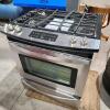 30" Propane stainless stove as new