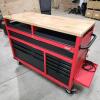 Locking Milwaukee toolbox w keys 52"L 22"W 41"H