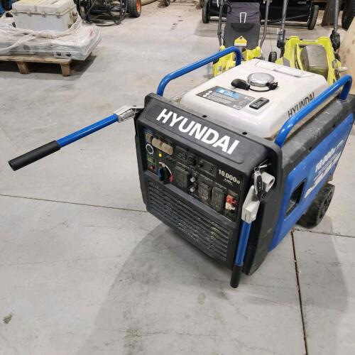 10,000w Hyundai Generator untested as is