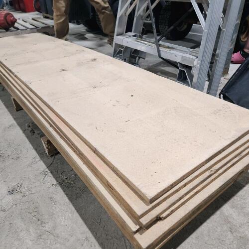 7 2'x8'x5/9" Malamine sheets