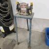 Working 6" bench grinder on stand