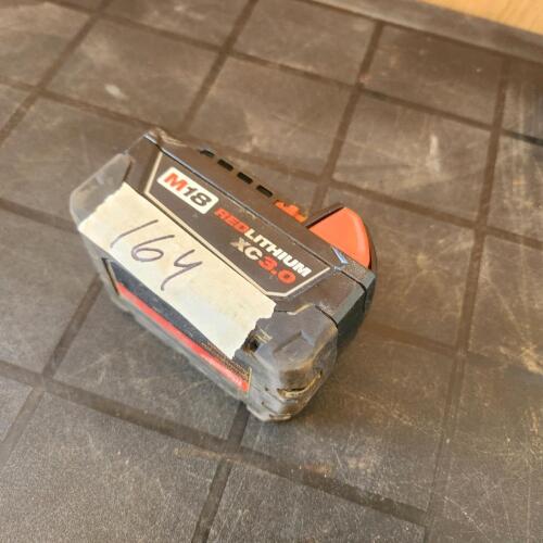 Used 18V Milwaukee 3ah battery
