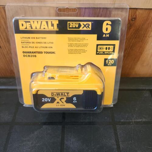 New after market 20v Dewalt 6 AH battery