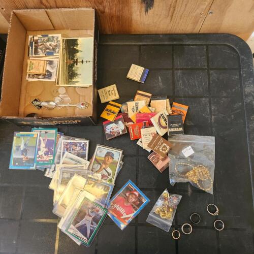 Match books, custom jewelry, sports cards, etc.