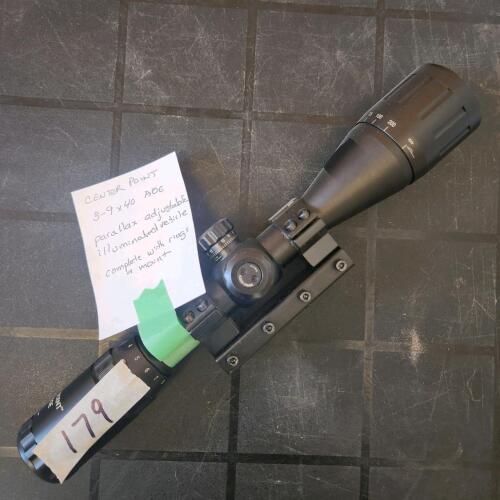 Center point 3-9x40 scope