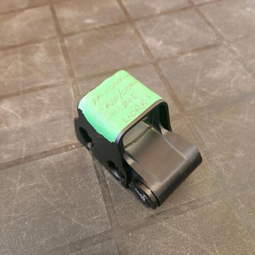 Holographic red/green dot site