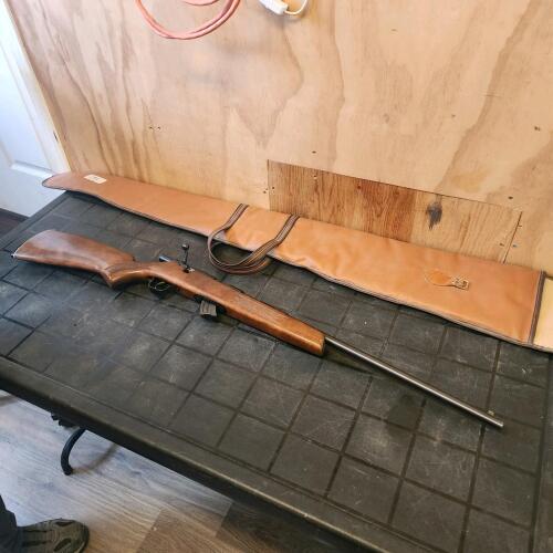 Mark 22 cal rifle w case