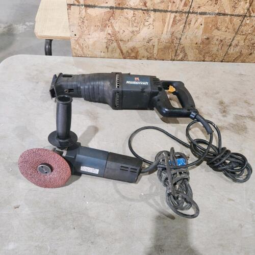 Mastercraft grinder & sawzall