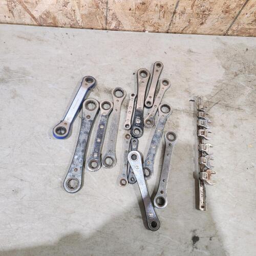 SAE Ratcheting box end wrenches