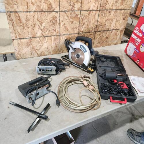 Jig saws, skilsaw, 12v impact