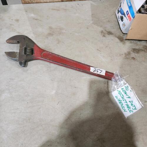 20" Heavy duty adj wrench