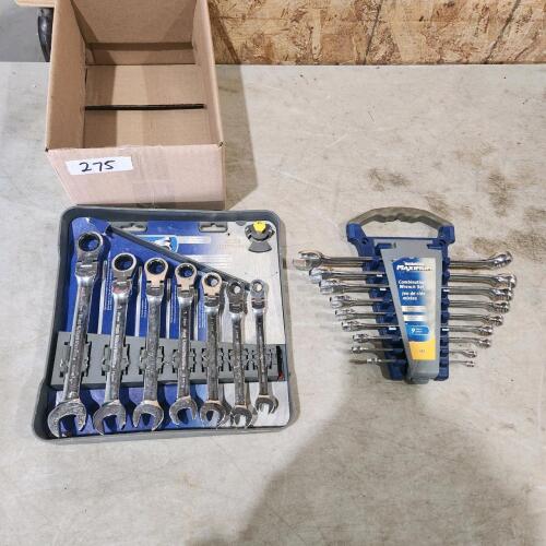 Mastercraft metric ratcheting wrenches, SAE Wrenches