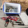 Mac drill, assorted tools, etc.