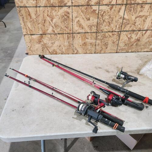 4 Fishing rods