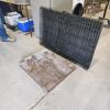 2'x5' Metal folding table, 48"L 30"W pet crate