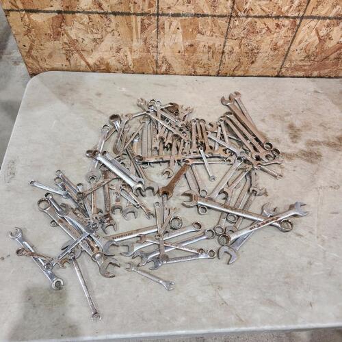 Assorted SAE & metric combination wrenches