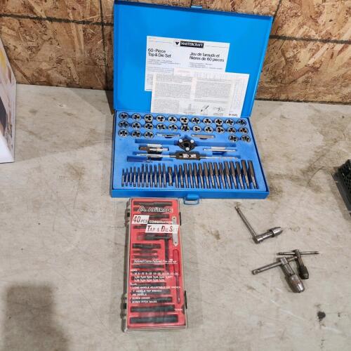 Mastercraft & other tap & die sets