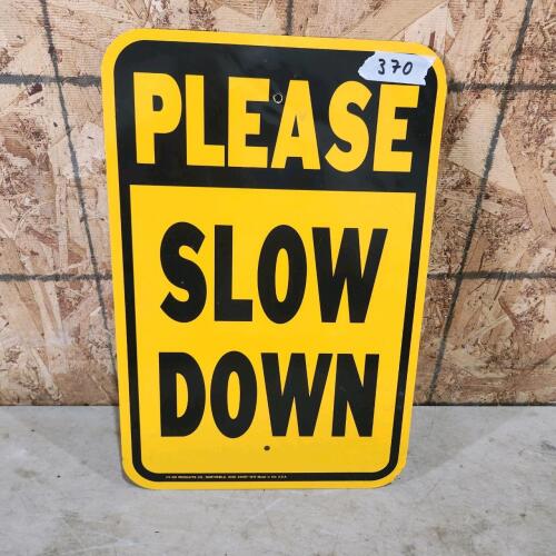 12"x18" Metal sign