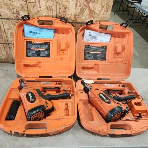 Paslode battery nailers 1 w battery & charger, 1 without charger